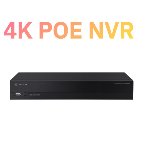 4채널 테크윈 4K 4POE NVR XRN-420S-2T