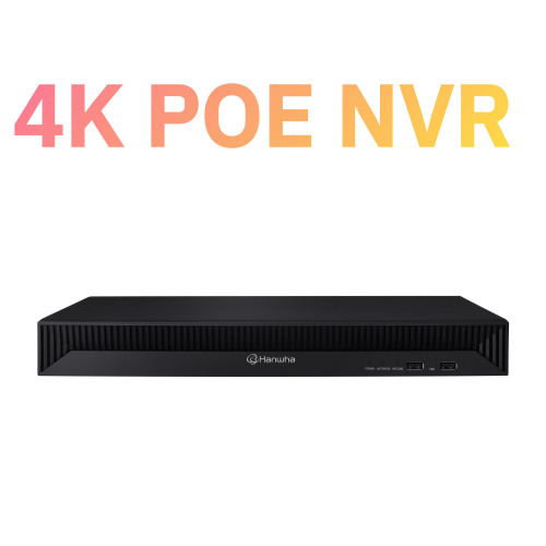 4K POE 16채널 테크윈 XRN-1620SB1-6T NVR