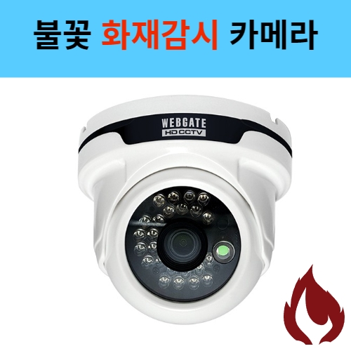 NK1080D-F1 2백만화소 불꽃감지 IP 카메라 돔적외선 화재감시 CCTV 웹게이트