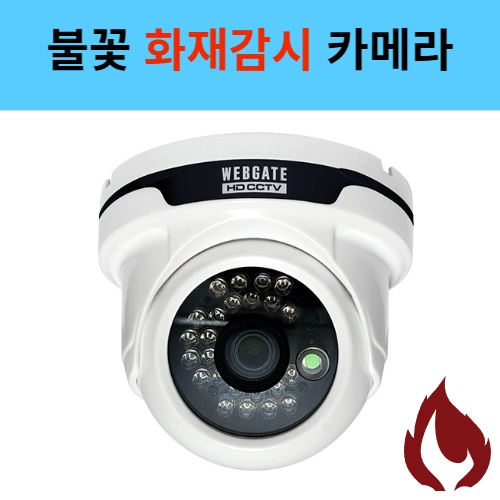 C1080PD-F1 2백만화소 불꽃감지 POC 돔 카메라 화재감시 CCTV 웹게이트