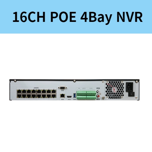 NR16C16PH4 16채널 NVR 4K UHD 저장장치 4Bay 녹화기