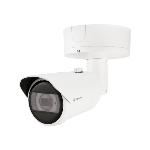 XNO-C8083R 6MP IP뷸렛 카메라 2.1배전동렌즈 야간40미터 AI감시 한화테크윈