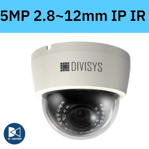 DV-QIHD(IR2812Z) 5백만화소 2.8~12미리렌즈 IP 적외선 카메라 CCTV 돔 디비시스